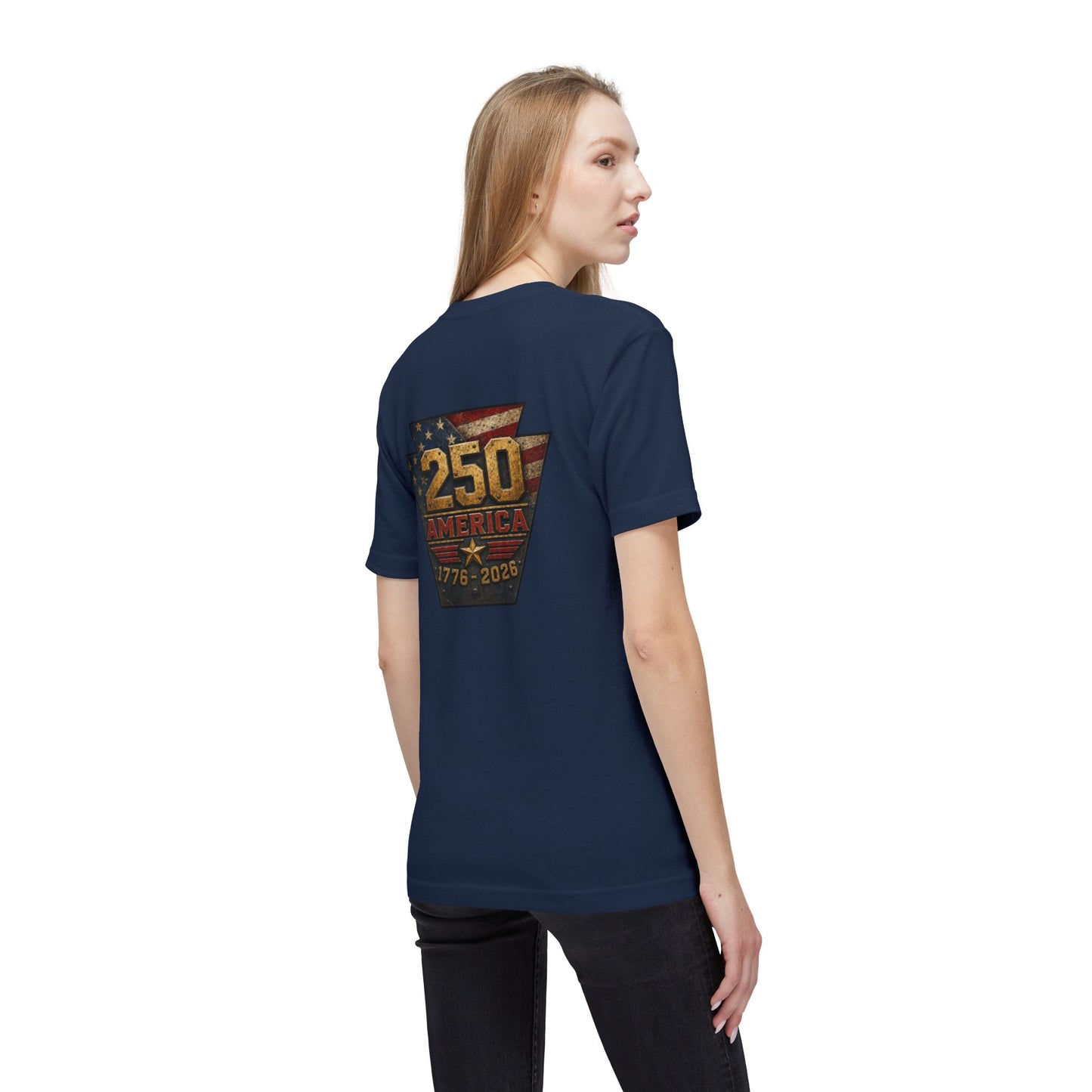 AMERICA 250 KEYSTONE LSP US CO - T SHIRT - Made in USA
