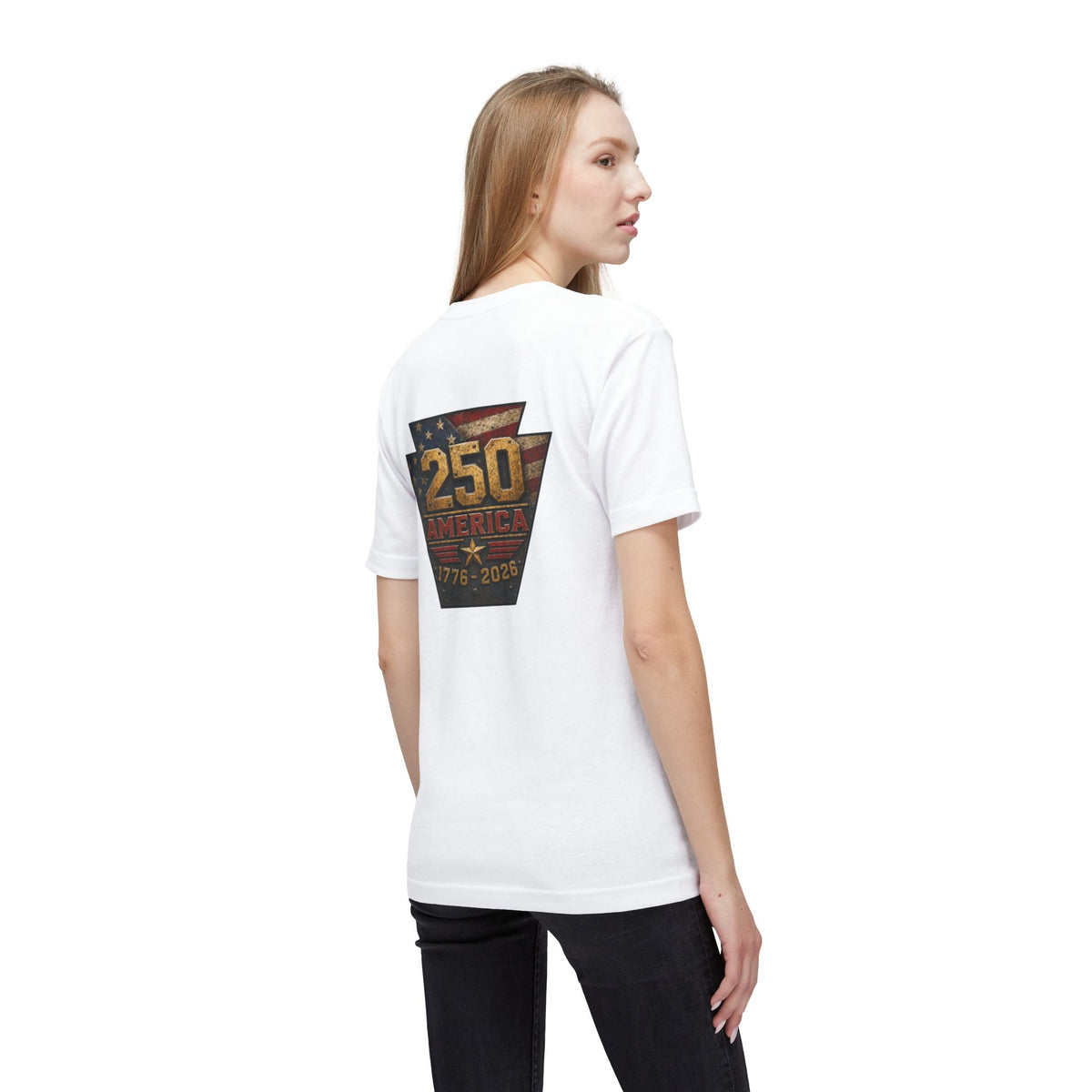 AMERICA 250 KEYSTONE LSP US CO - T SHIRT - Made in USA