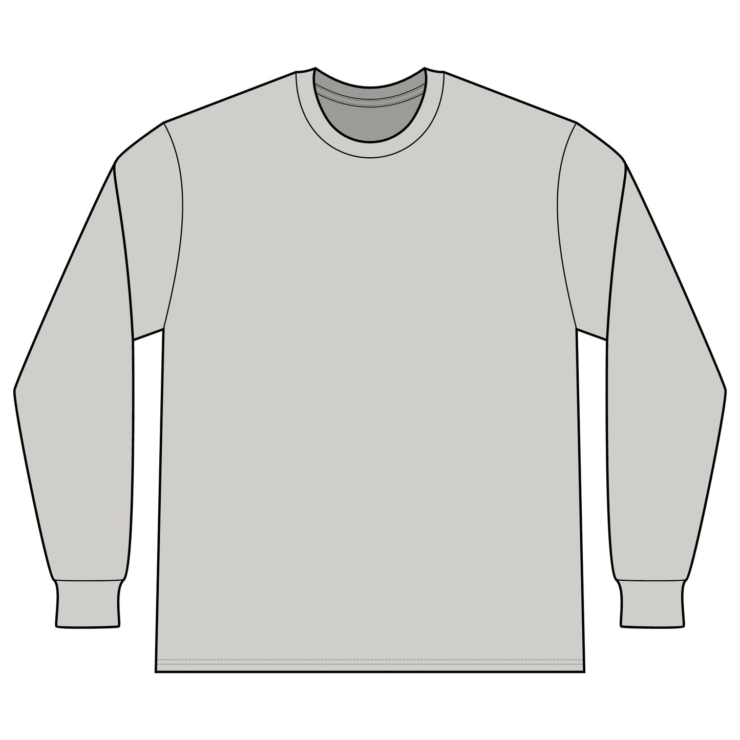 LSP US CO Built For The Job Long Sleeve Pocket Tee — Made in USA