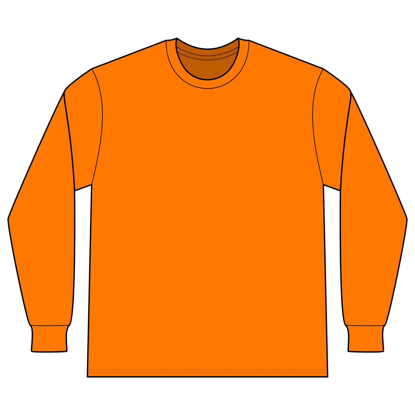 LSP US CO Built For The Job Long Sleeve Pocket Tee — Made in USA