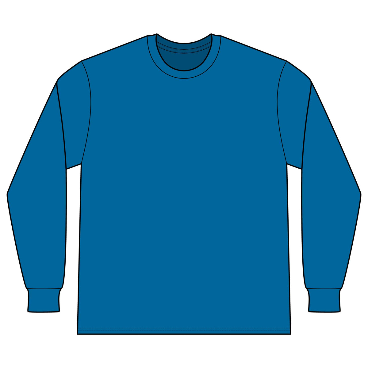 LSP US CO Built For The Job Long Sleeve Pocket Tee — Made in USA