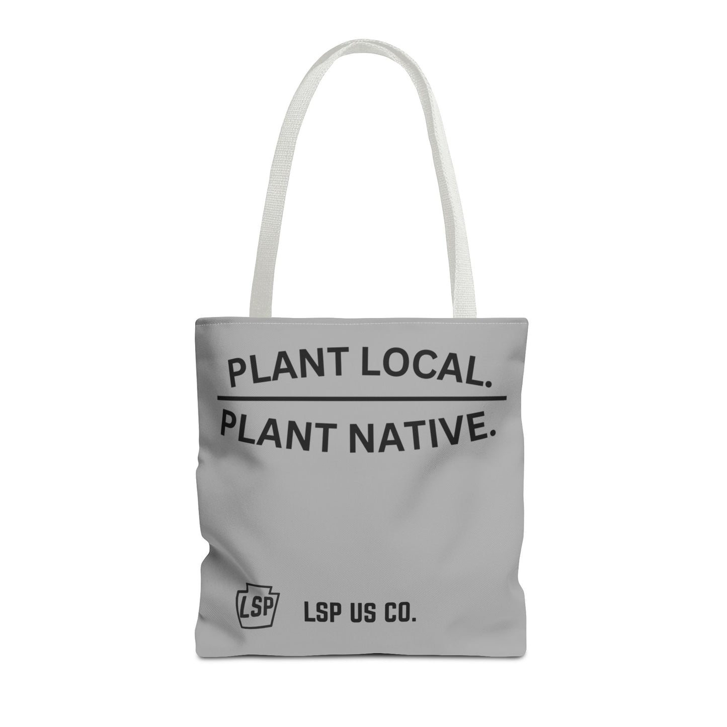 LSP US CO Plant Local Plant Native Tote Bag - Tree-Ring Graphic Eco Shopper
