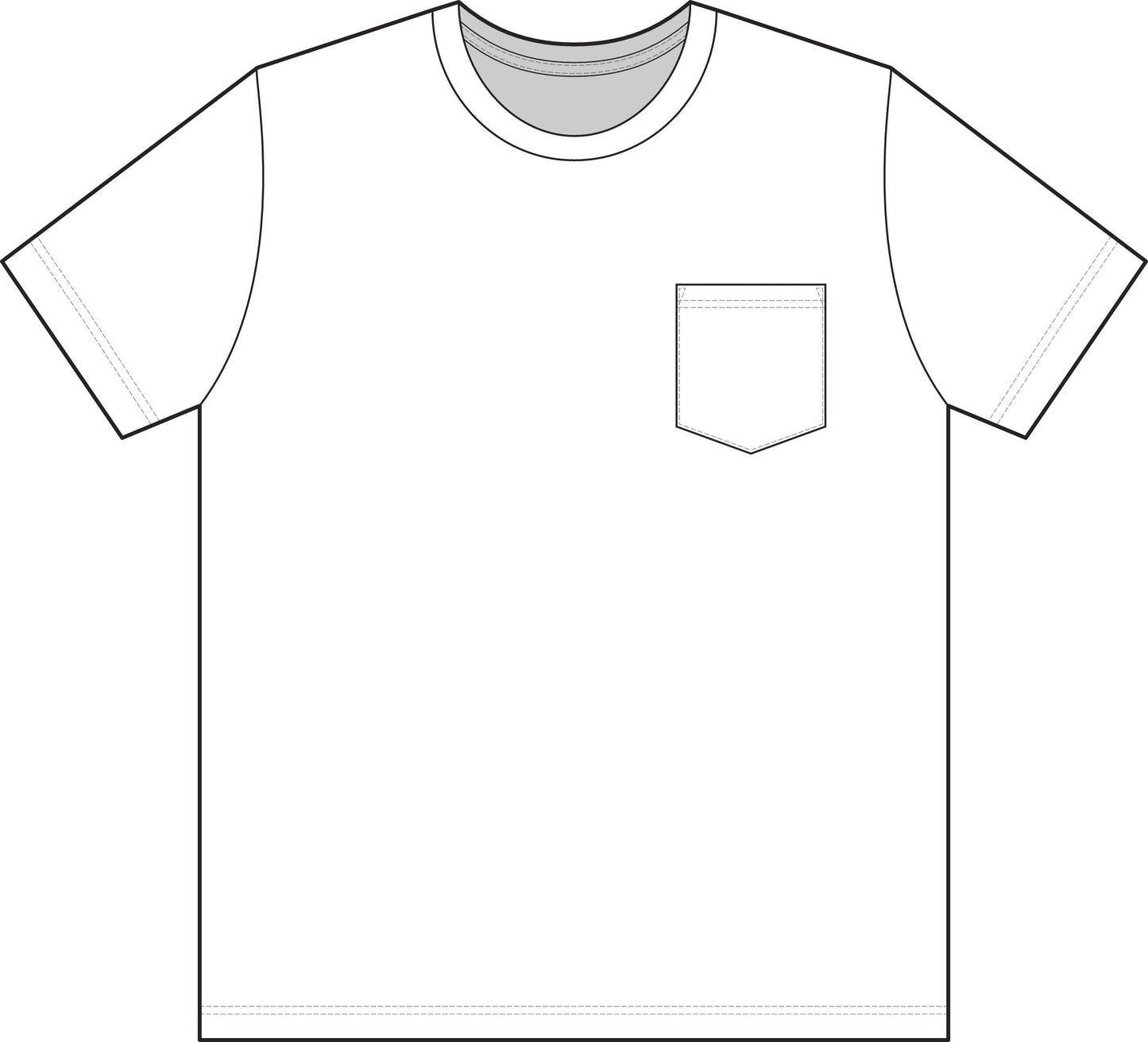 Built in America Pocket T-Shirt — "Built for Work" Union-Made Tee