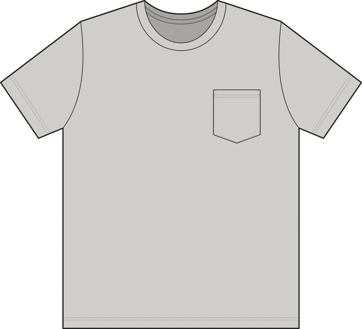 Built in America Pocket T-Shirt — "Built for Work" Union-Made Tee