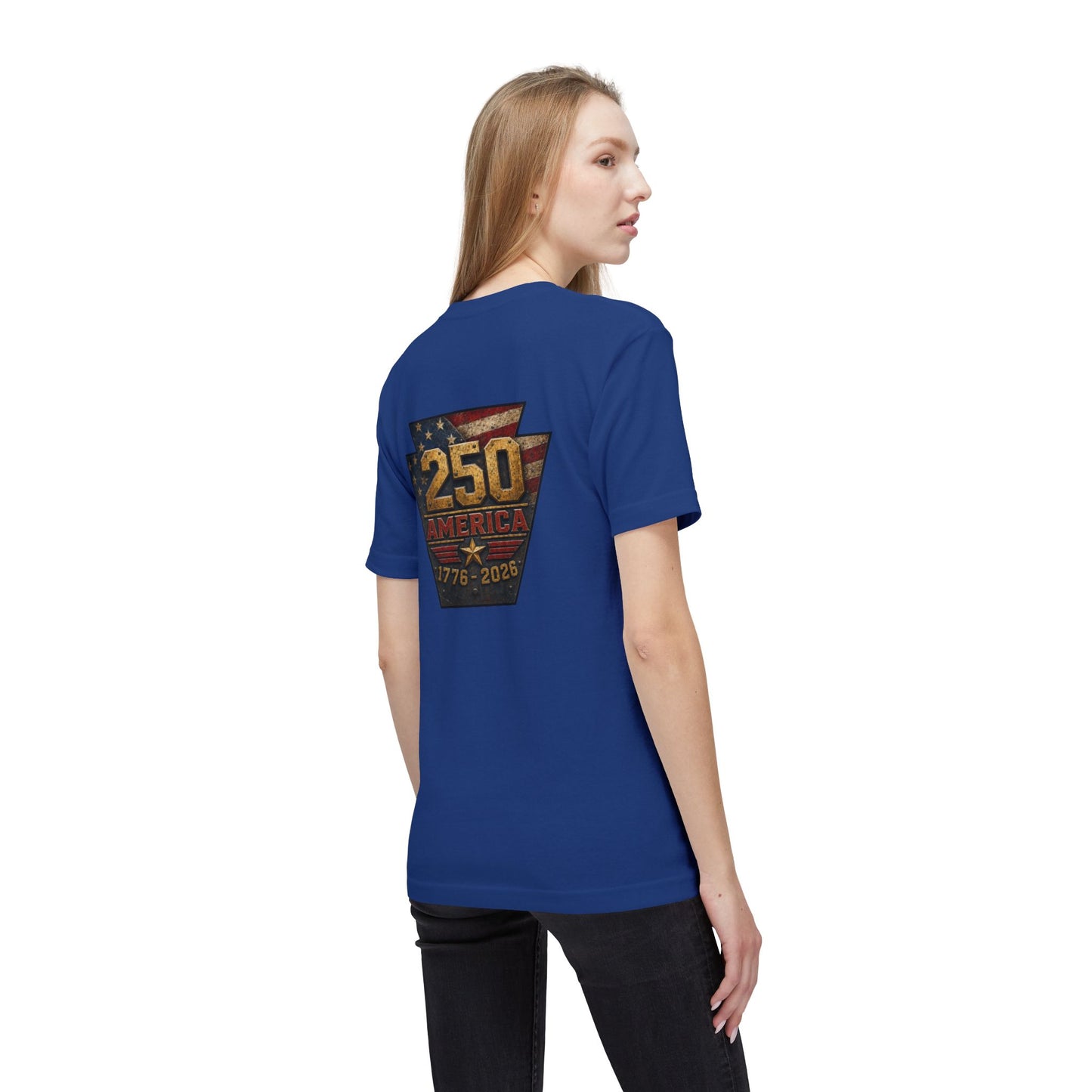 AMERICA 250 KEYSTONE LSP US CO - T SHIRT - Made in USA