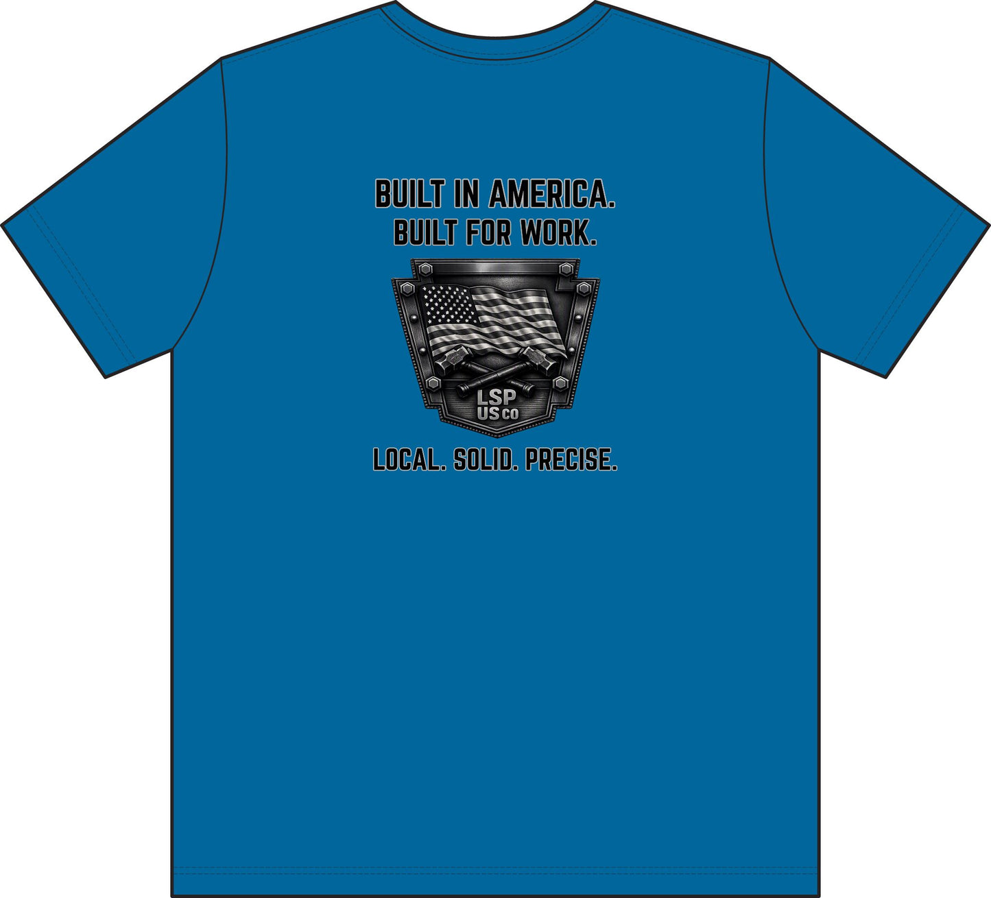Built in America Pocket T-Shirt — "Built for Work" Union-Made Tee