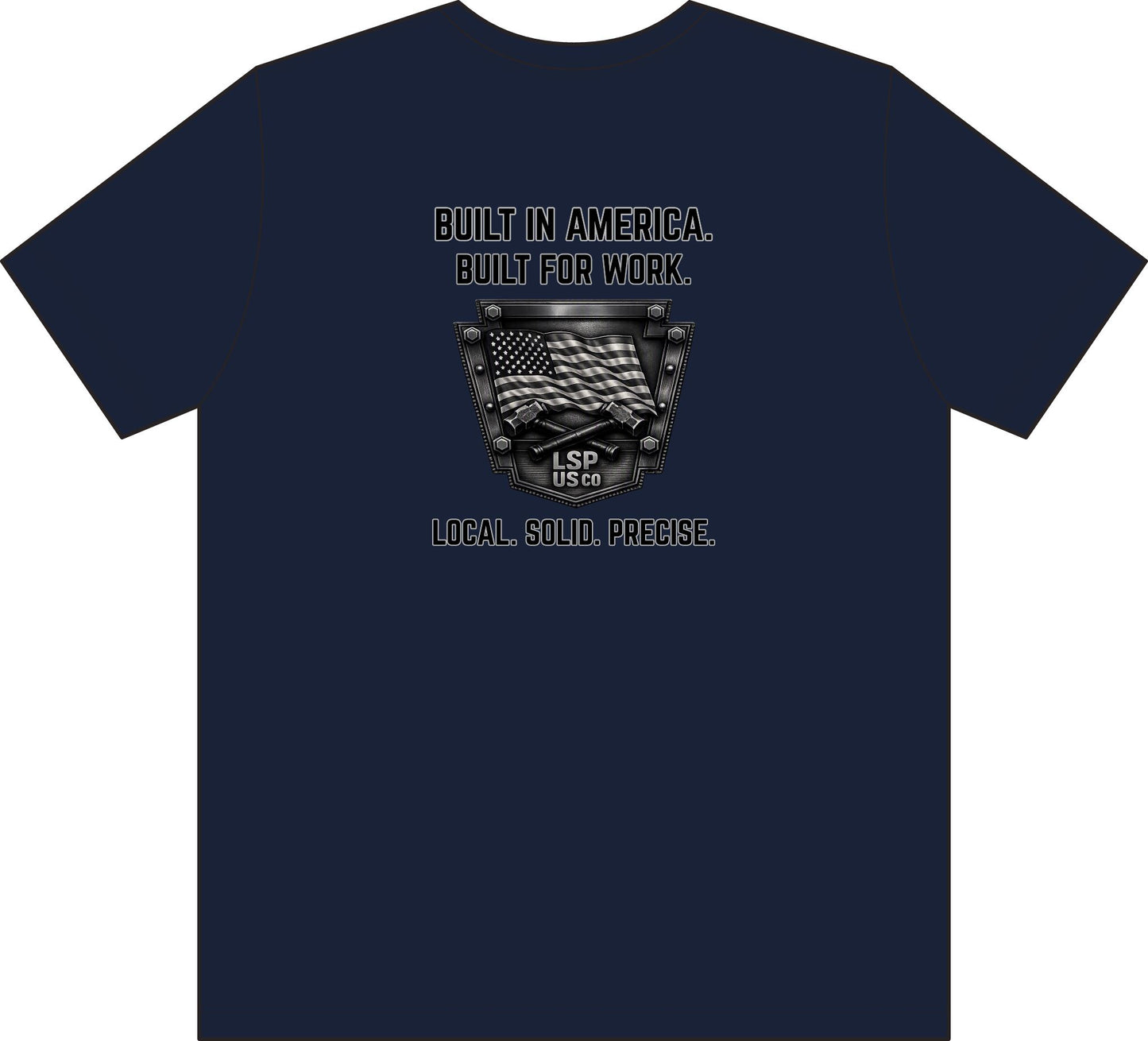 Built in America Pocket T-Shirt — "Built for Work" Union-Made Tee