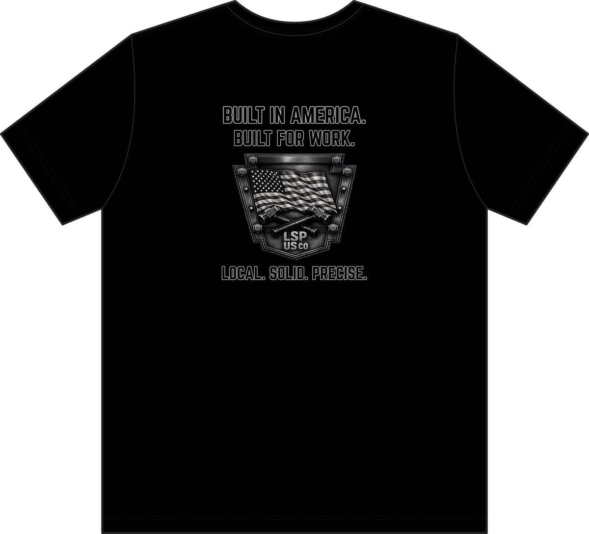 Built in America Pocket T-Shirt — "Built for Work" Union-Made Tee