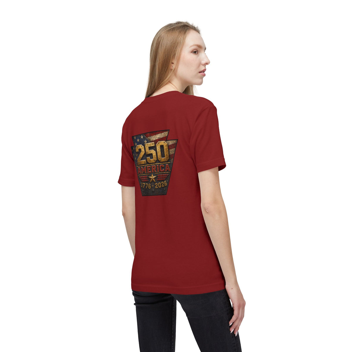AMERICA 250 KEYSTONE LSP US CO - T SHIRT - Made in USA