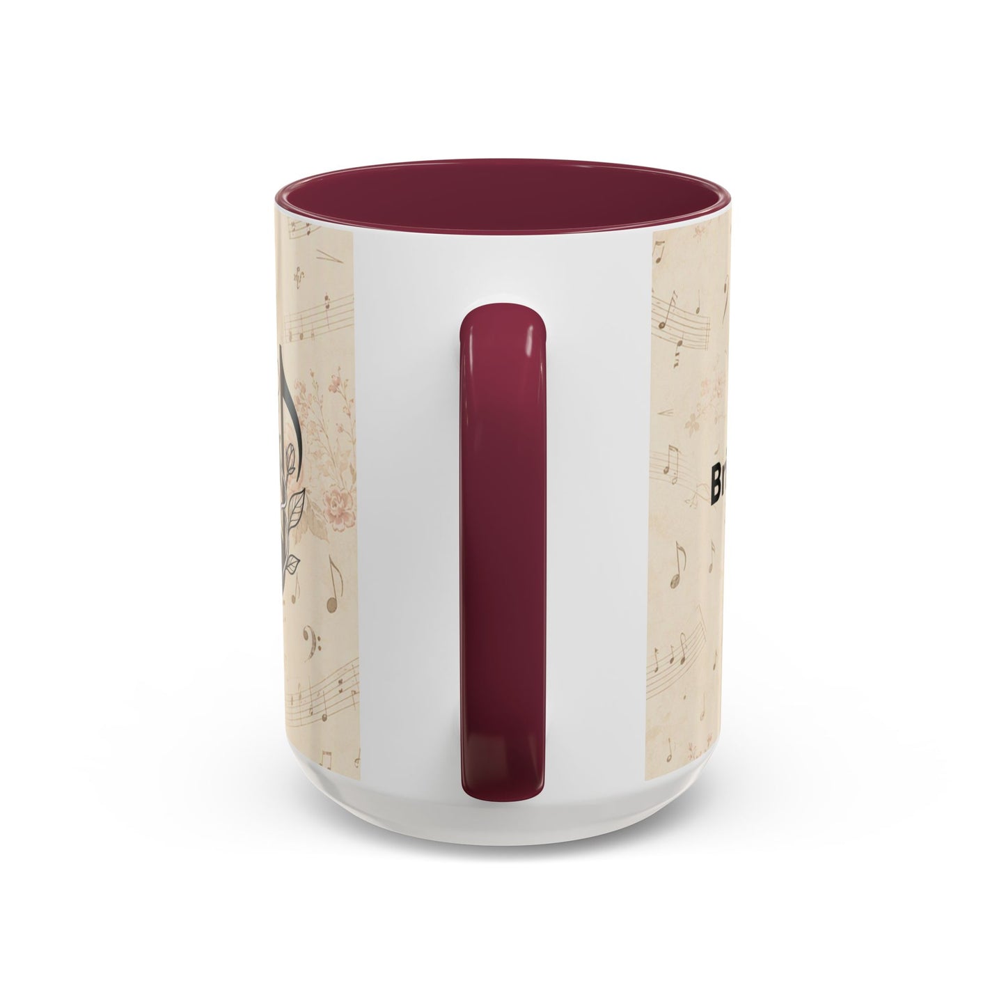 Bridget - Nature’s Music Floral Note Mug — Natures Music, Look and You Will Hear 15oz