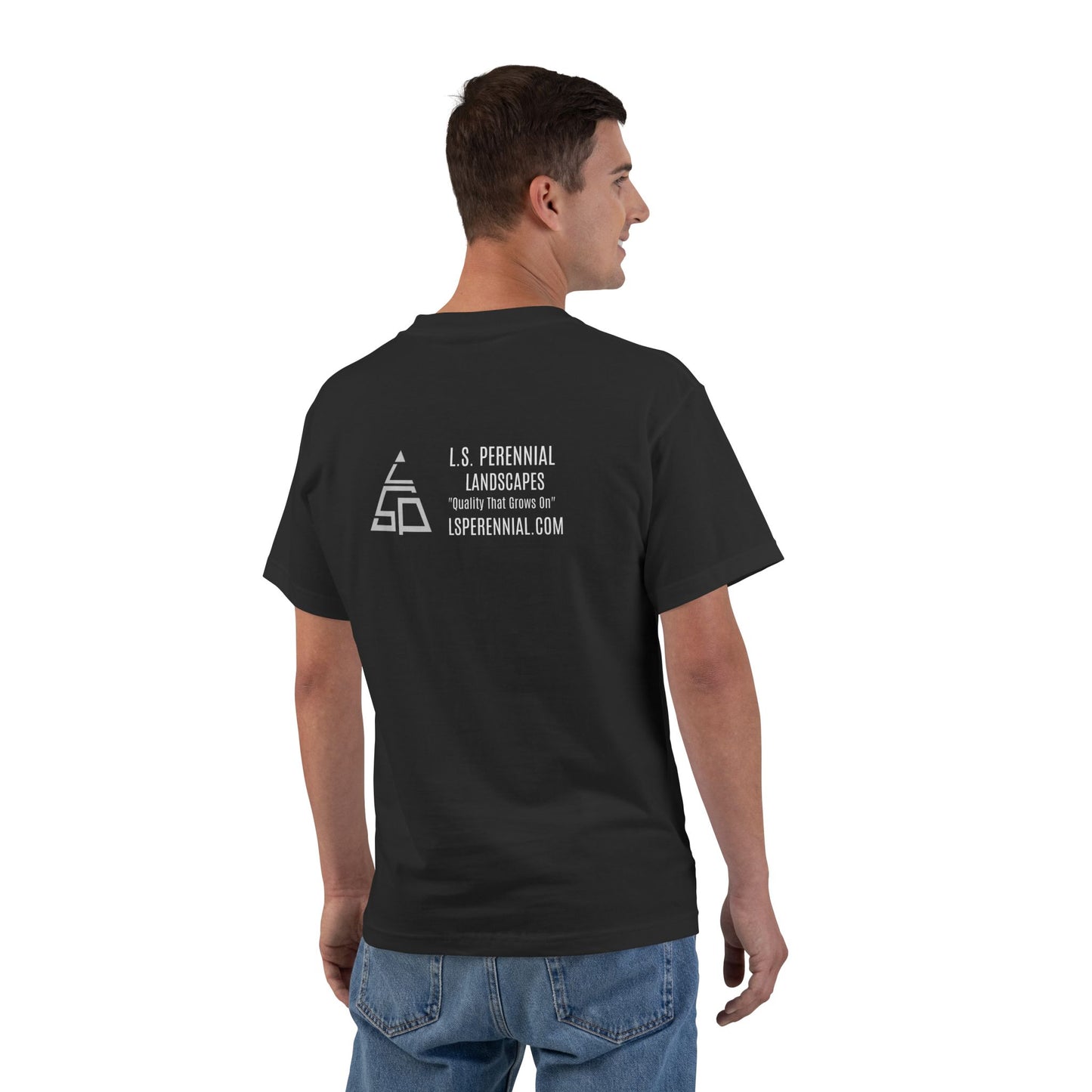 LS PERENNIAL LANDSCAPES CREW T SHIRT 100% COTTON