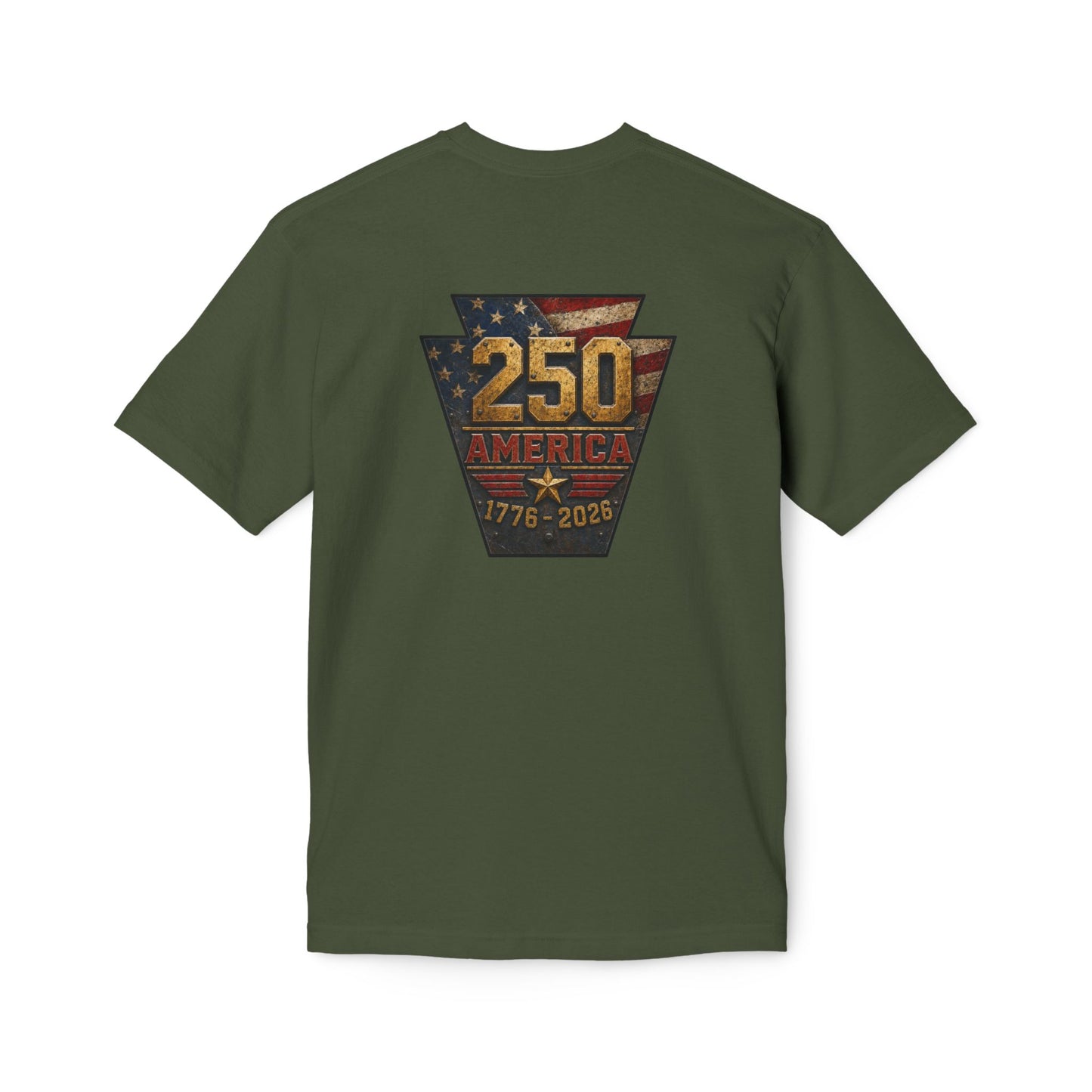 AMERICA 250 KEYSTONE LSP US CO - T SHIRT - Made in USA