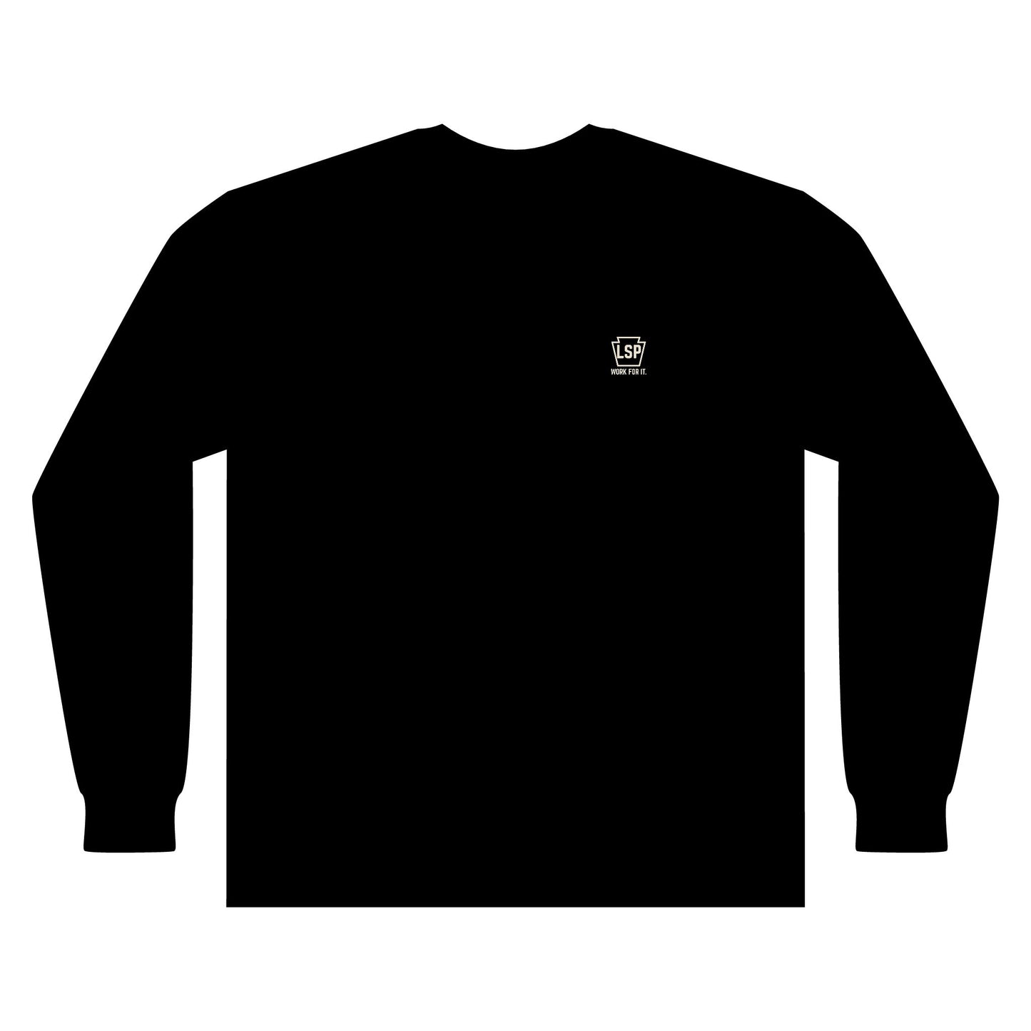 LSP US CO Long Sleeve Work Shirt - "Work For It." Made In USA - Dark Edition