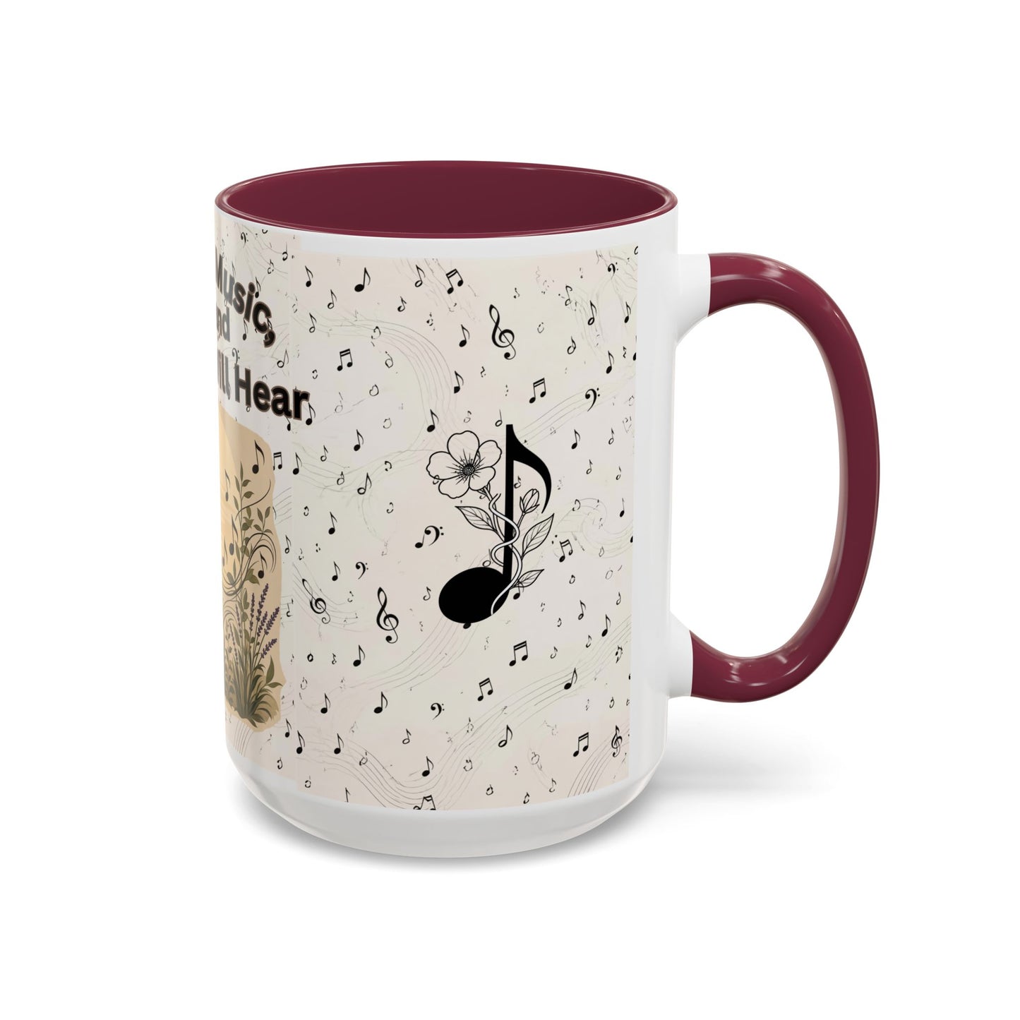 Nature’s Music Coffee Mug – “Nature’s Music, Look and You Will Hear”15oz