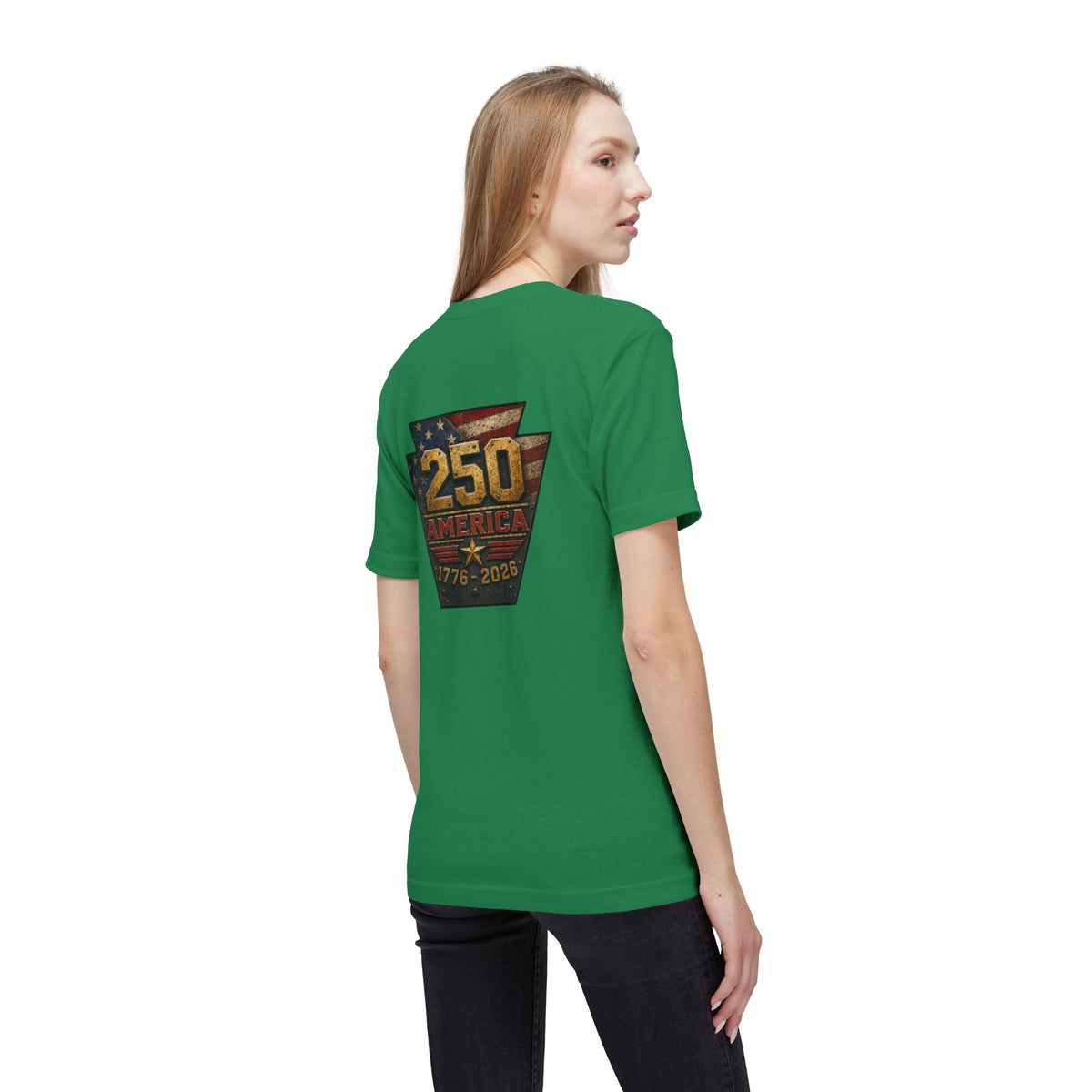 AMERICA 250 KEYSTONE LSP US CO - T SHIRT - Made in USA
