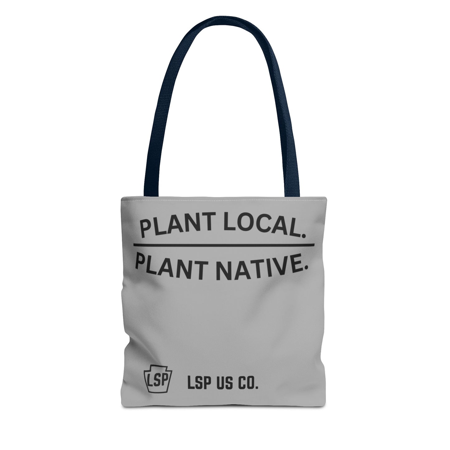 LSP US CO Plant Local Plant Native Tote Bag - Tree-Ring Graphic Eco Shopper