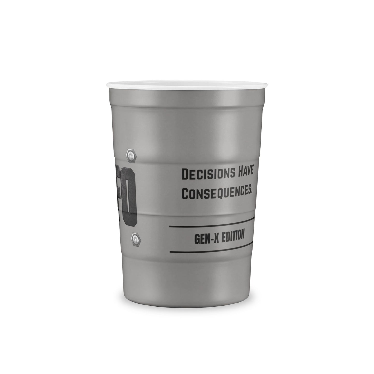 FAFO STEEL 16 oz Cup - Decisions Have Consequences - Made in USA