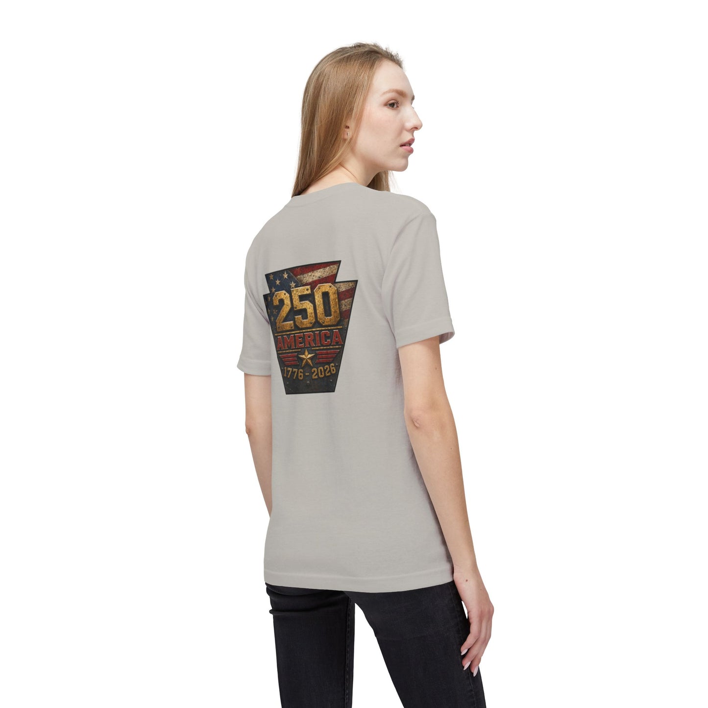 AMERICA 250 KEYSTONE LSP US CO - T SHIRT - Made in USA