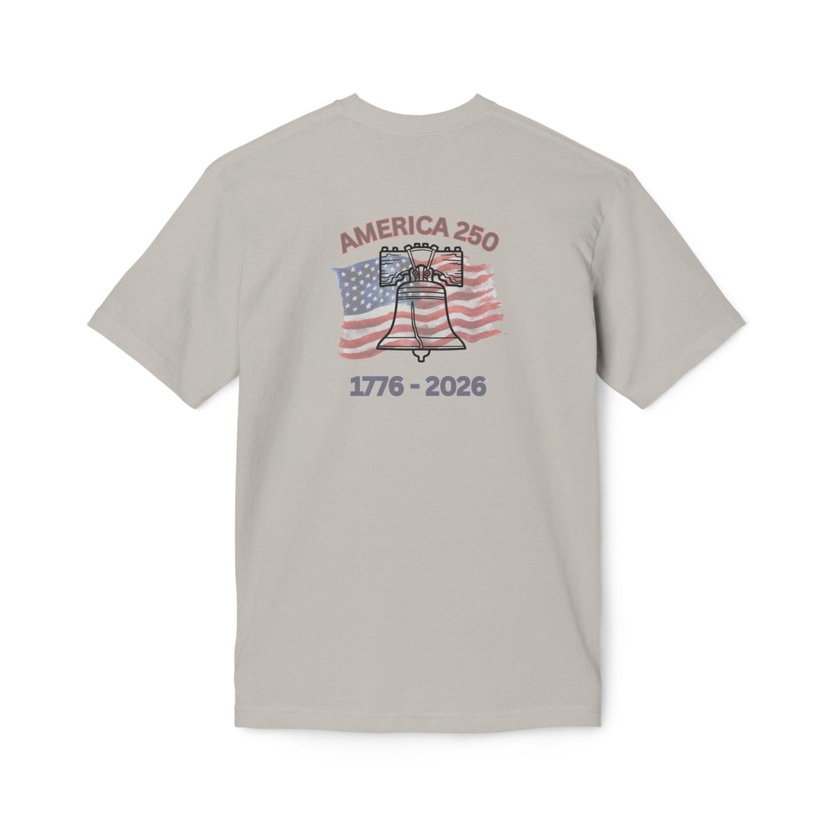 America 250 Liberty Bell T-Shirt — 1776–2026 Anniversary Bayside Made in USA