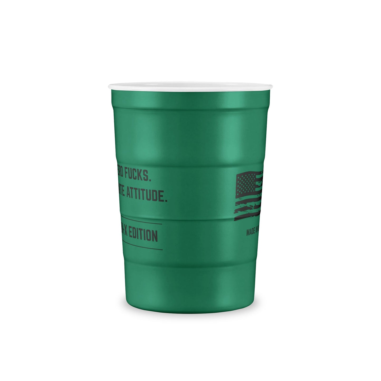 ZERO FKS STEEL 16 0z Cup - Gen-X - Infinite Attitude - Made in USA