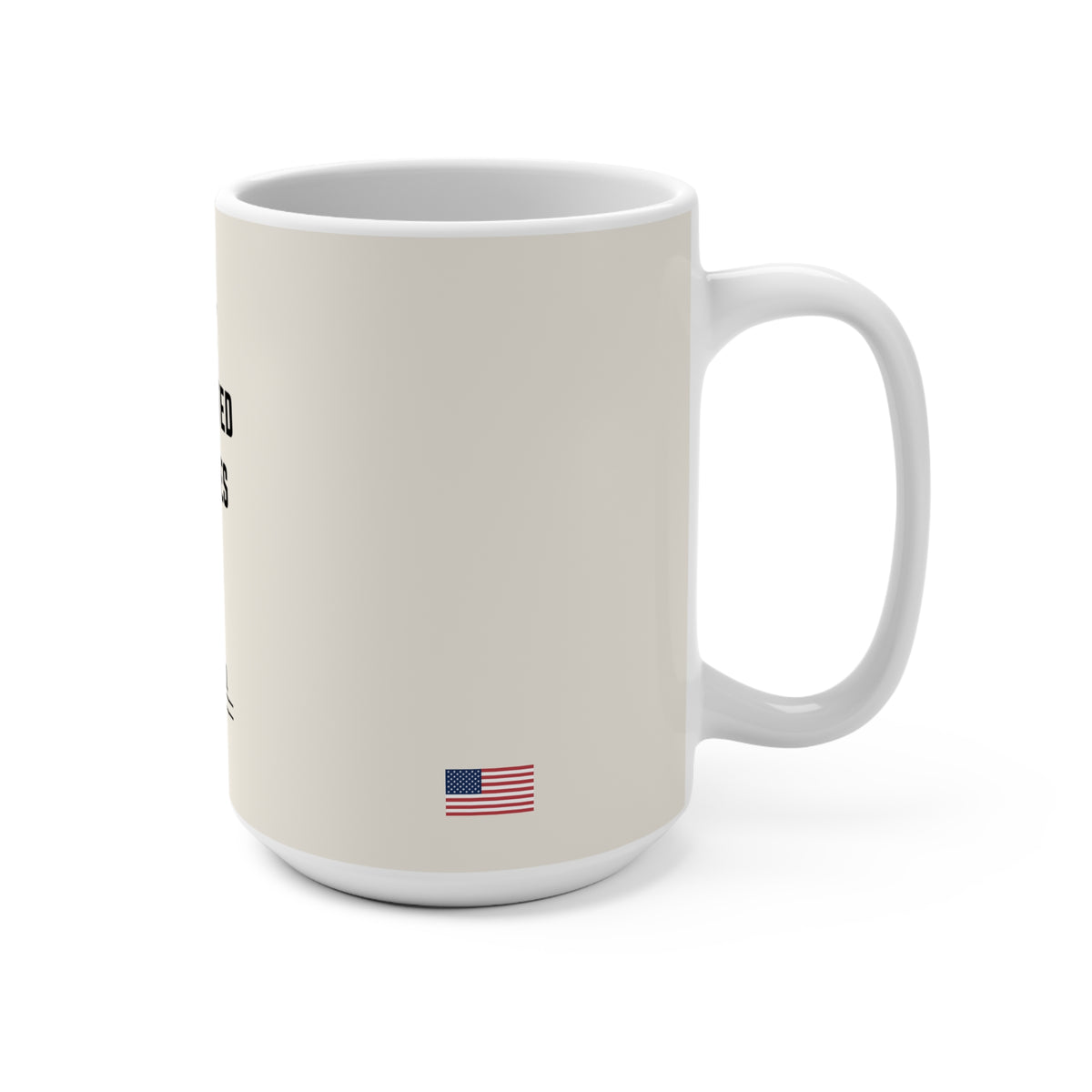 Easily Distracted By Trees 15oz Coffee Mug — Hand Holding Tree Graphic