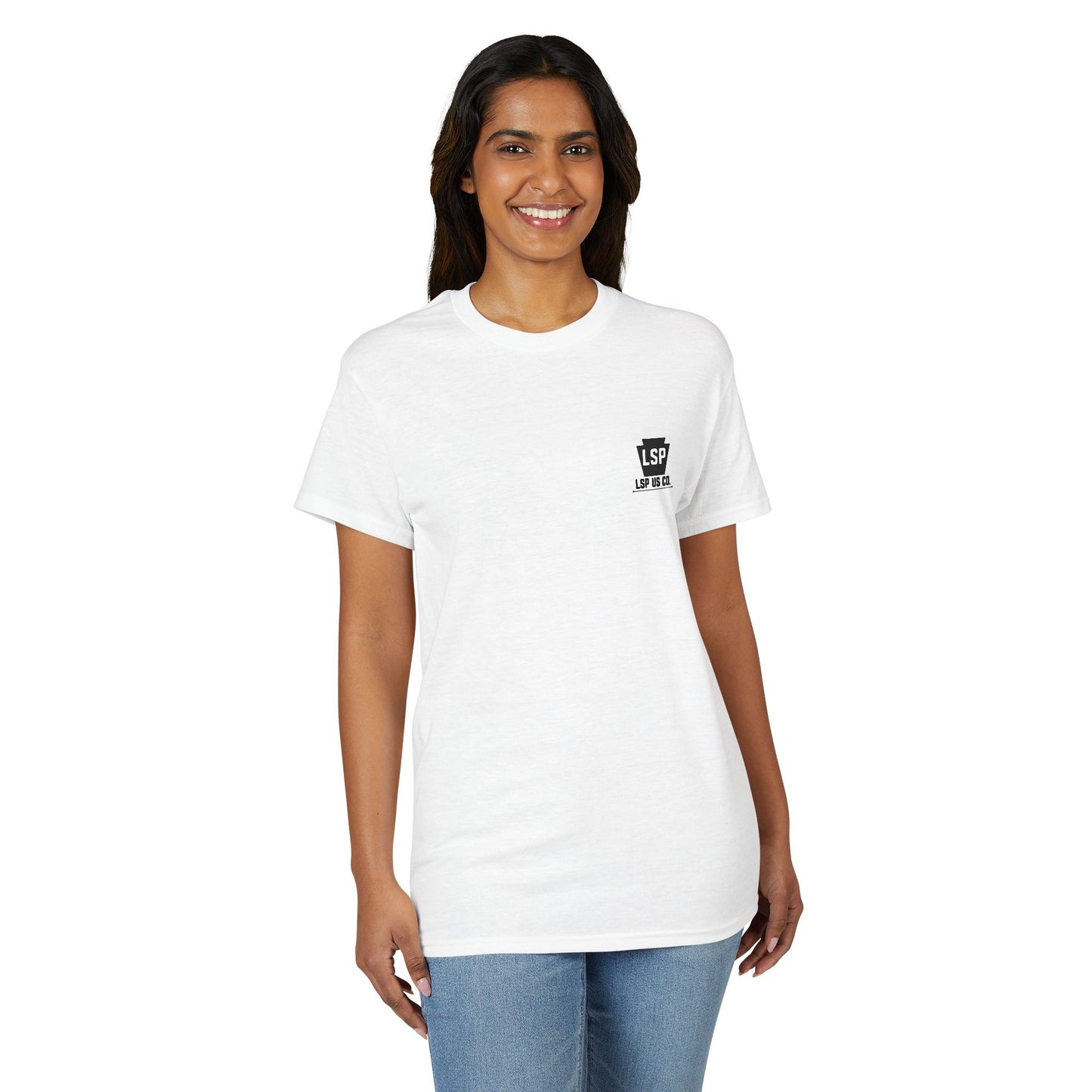 PRECISE BY NATURE T-Shirt — Trees around Tree Ring Graphic Tee for Nature Lovers