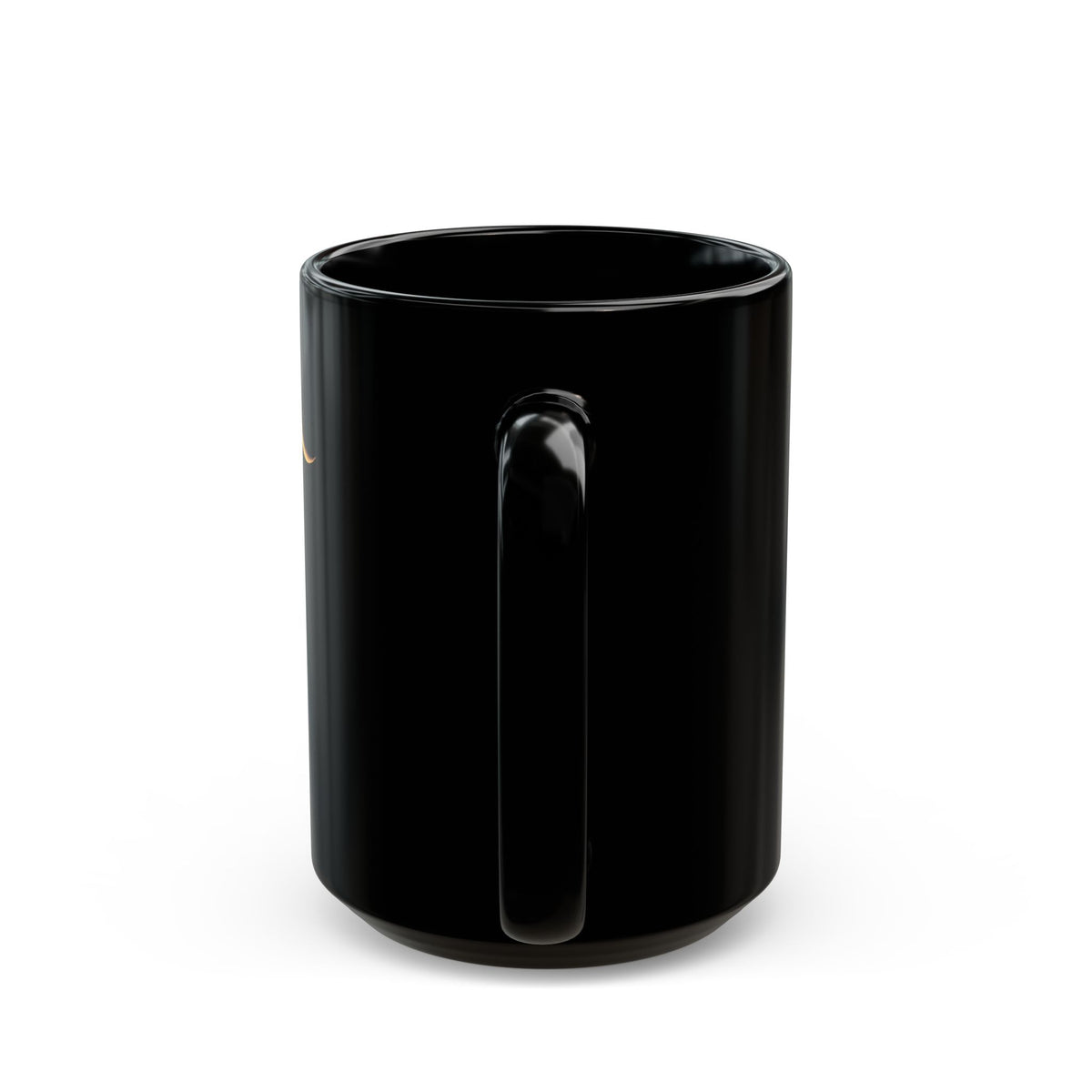 Gothic Raven Key & Rose Black Ceramic Mug — Moon Crescent Coffee Cup 15 OZ