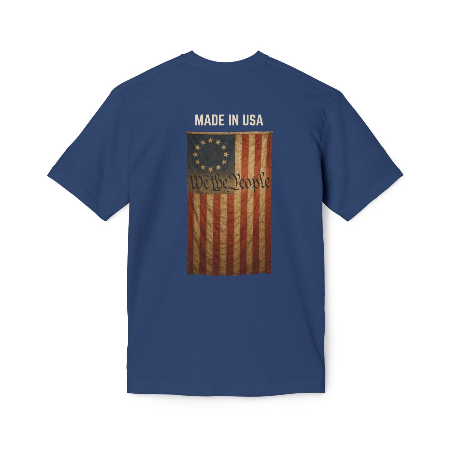 LSP US CO Made in USA T-Shirt — Vintage Betsy Ross Flag "We the People" Patriotic Tee