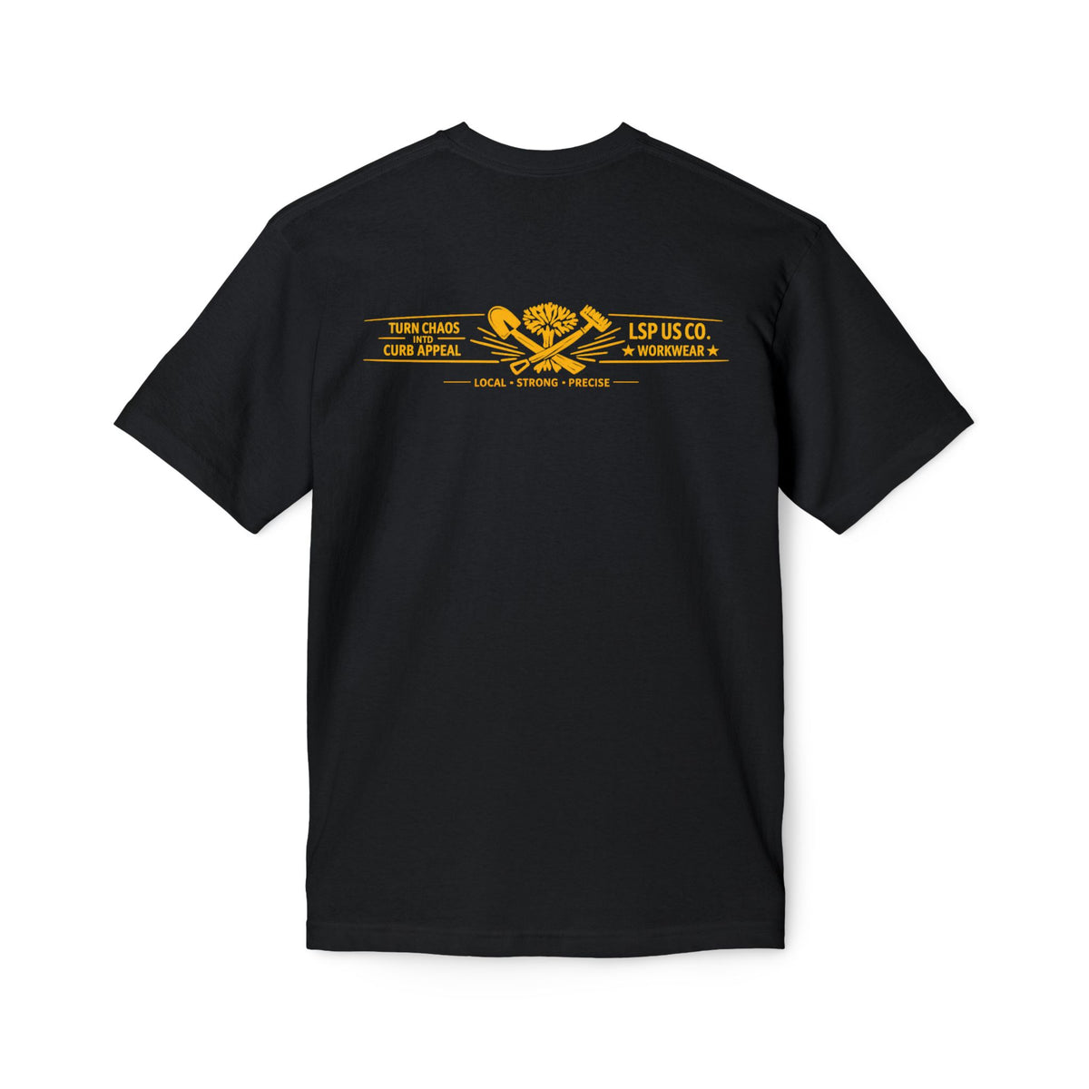 LSP US CO. LOCAL STRONG PRECISE Vintage Graphic T-Shirt