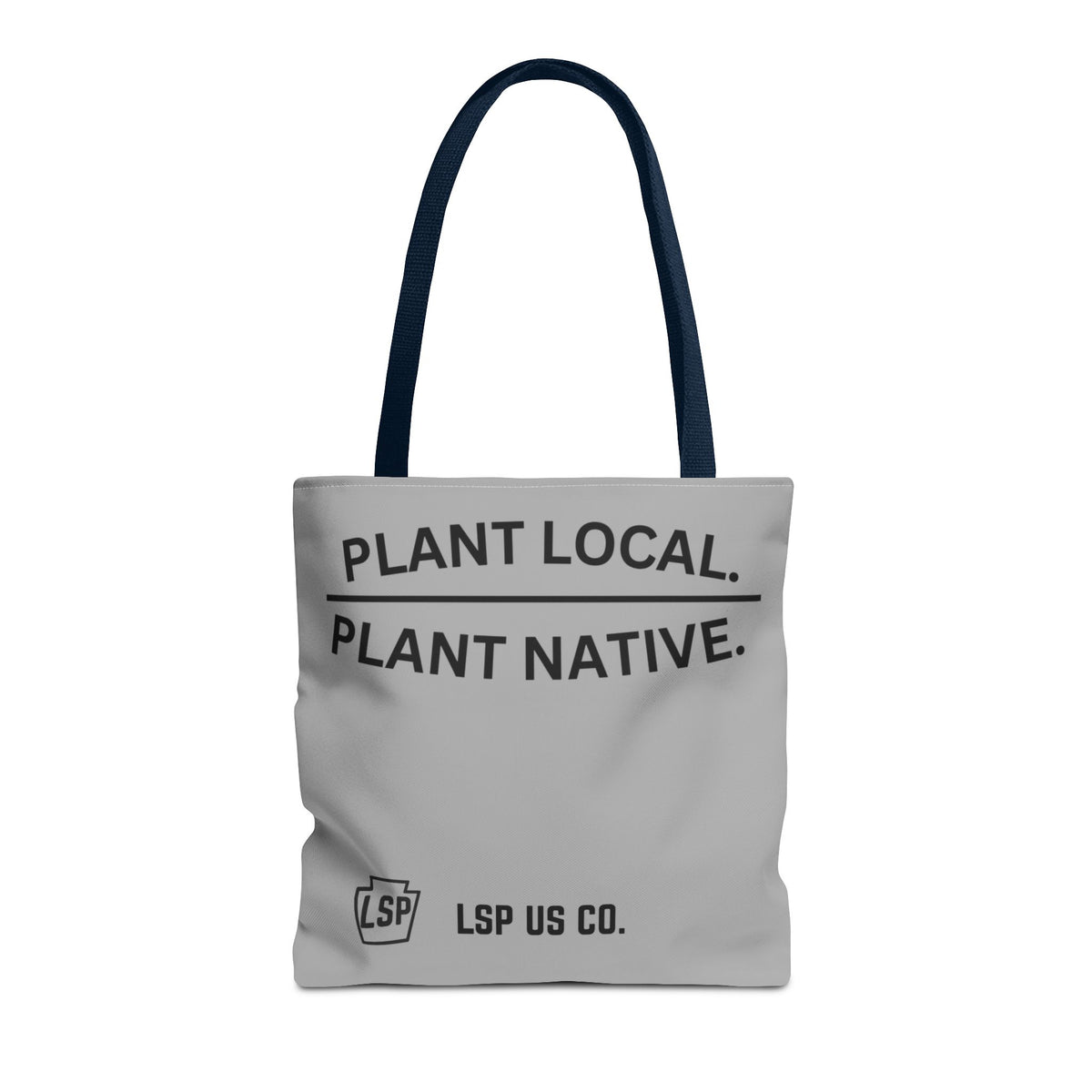 LSP US CO Plant Local Plant Native Tote Bag - Tree-Ring Graphic Eco Shopper